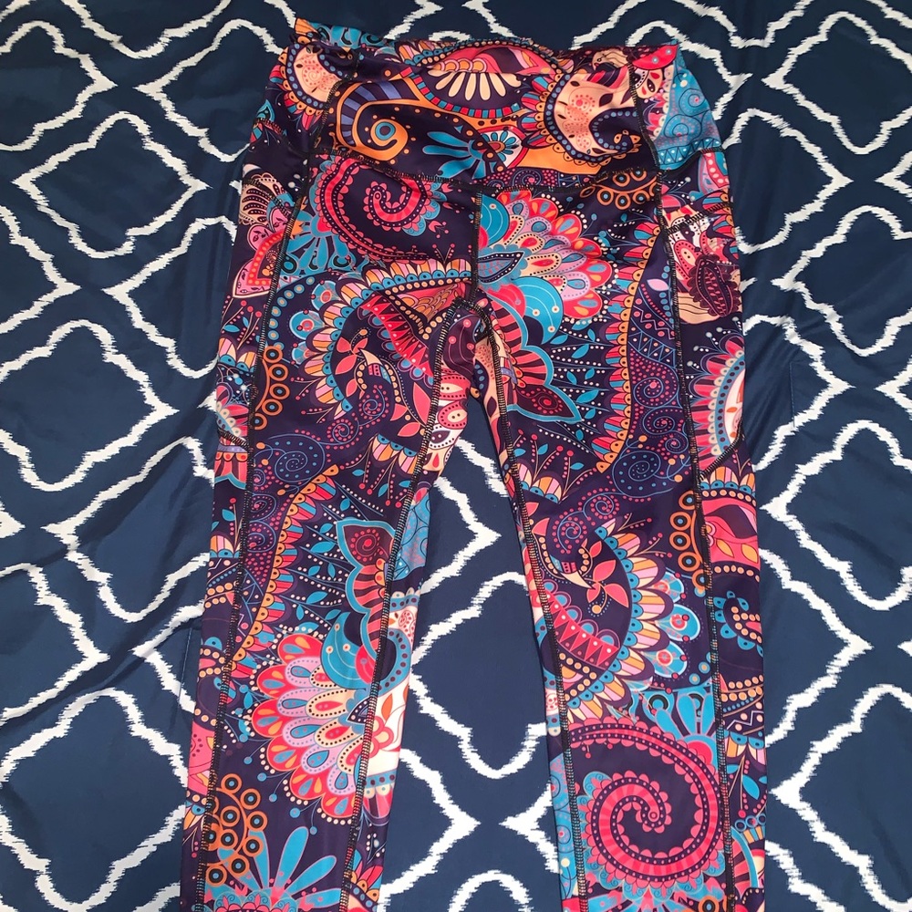 Colorful workout leggings